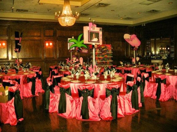 Rent Pink Folding Chair Covers! (Pretty Slipcovers Ship Nationwide)