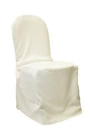 ivory banquet chair cover