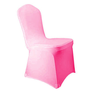 pink spandex chair cover