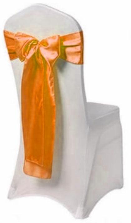 orange satin sash