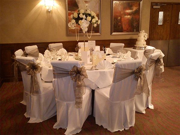 Convert your Wedding in a Grand Wedding with Elegant Chair Covers - Simply Elegant Chair Covers