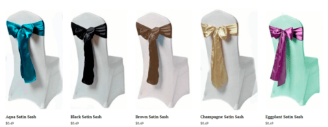 Wondering If Adding Satin Chair Sashes Is a Good Decision? These Ideas Will Surely Help You Decide - Simply Elegant Chair Covers