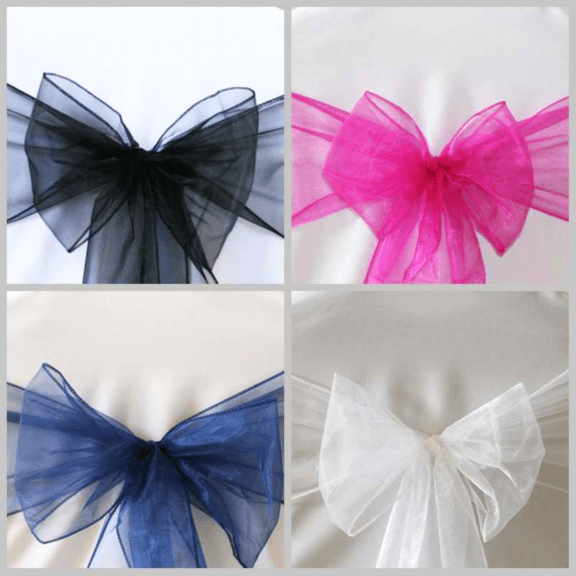 Jazz Up Your Event Decor By Adding Organza Sashes - Simply Elegant Chair Covers