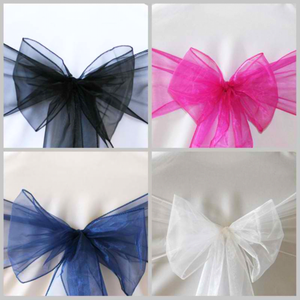 Jazz Up Your Event Decor By Adding Organza Sashes