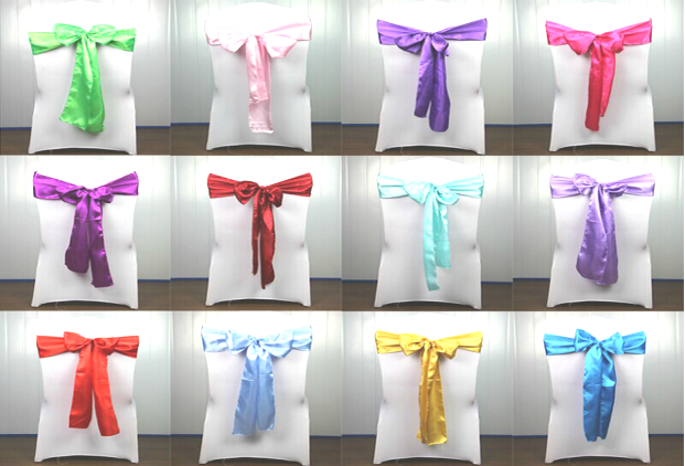 Satin Sashes Wholesale- For Decorating Your Wedding Venue with Vibrant Colors