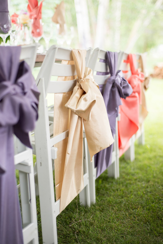 Different Colored Chair satin Sashes And Their Corresponding Significance