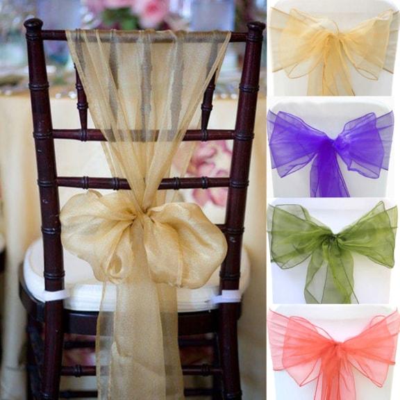 5 Awesome Ways To Decorate Bride And Groom's Wedding Chairs - Simply Elegant Chair Covers