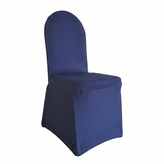 Navy Blue Spandex Chair Cover - Rent