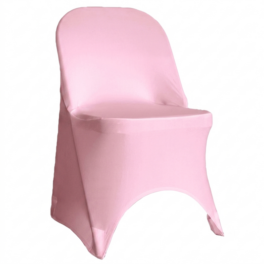 Pink Spandex Folding Chair Cover - Rent