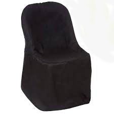 black folding chair cover