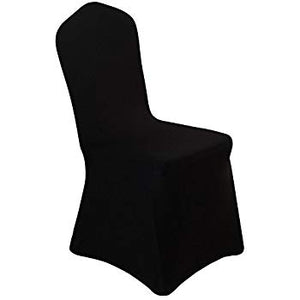 Black Spandex Banquet Chair Cover - Includes Set Up
