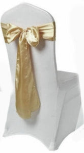 champagne satin sash