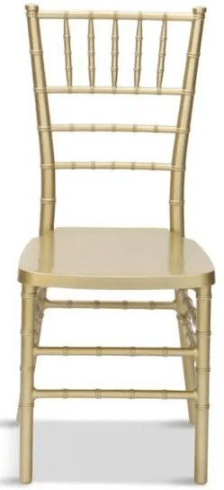 Gold Chiavari Chair Cover - Simply Elegant Chair Covers