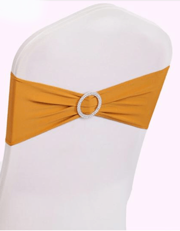 Gold Spandex Band - Simply Elegant Chair Covers
