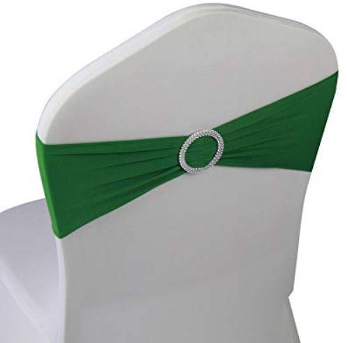 Green Spandex Band - Simply Elegant Chair Covers