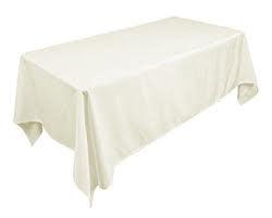 72x120 ivory polyester