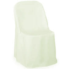 Ivory Folding polyester Chair Cover - Buy