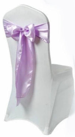 lavender satin sash