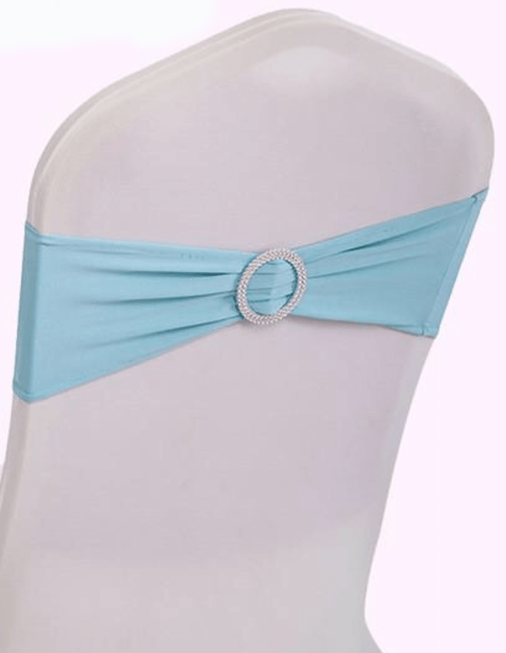 light blue spandex band