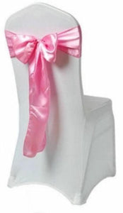 light pink satin sash