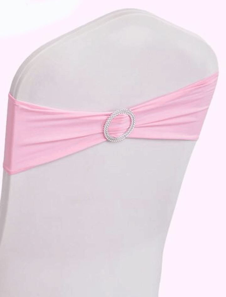 Light Pink Spandex Band - Simply Elegant Chair Covers