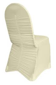 Milan Ivory Premium  Chair Cover - Rent