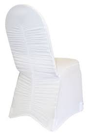 Milan White Premium  Chair Cover - Rent