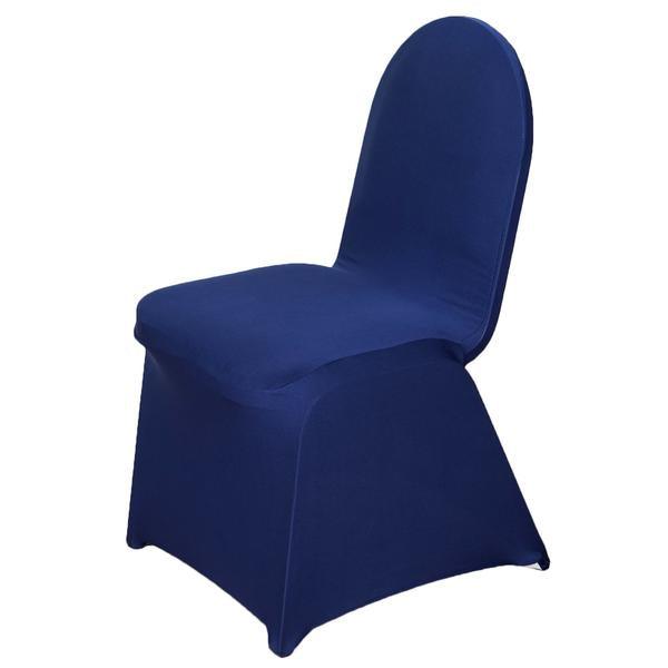 Navy Blue Spandex Chair Cover - Rent - Simply Elegant Chair Covers