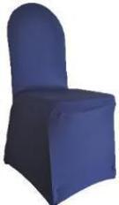 Navy Blue Spandex Chair Cover - Rent - Simply Elegant Chair Covers