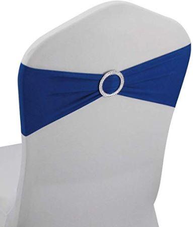 Royal Blue Spandex Band - Simply Elegant Chair Covers