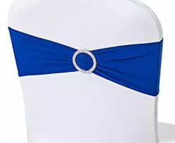 Royal Blue Spandex Band - Simply Elegant Chair Covers