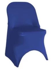 Royal Blue Spandex Folding Chair Cover - Rent