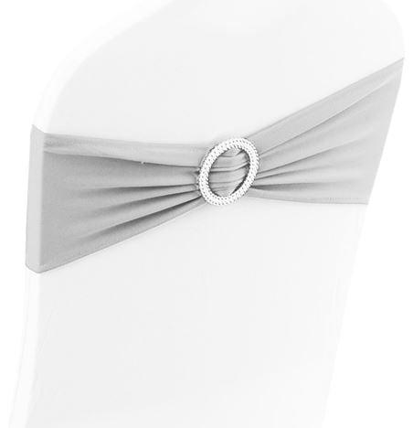 Silver Spandex Band - Simply Elegant Chair Covers