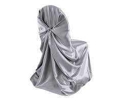 silver universal chair covers